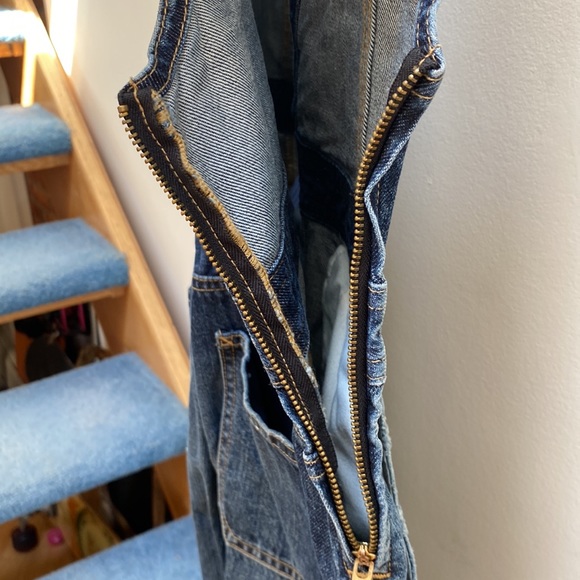 AG Adriano Goldschmied Mabel Denim Overalls Sz S - Picture 8 of 9